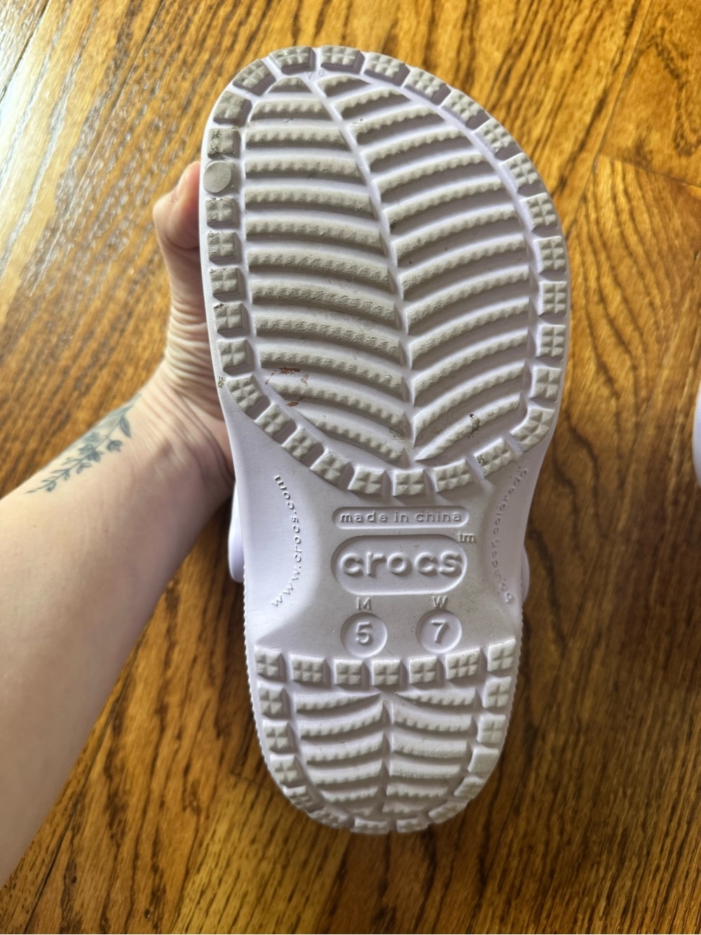 Barely Worn! CROCS Clogs with Gem Jibbitz - Picture 3 of 3